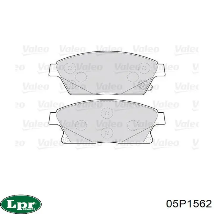 05P1562 LPR Колодки передние