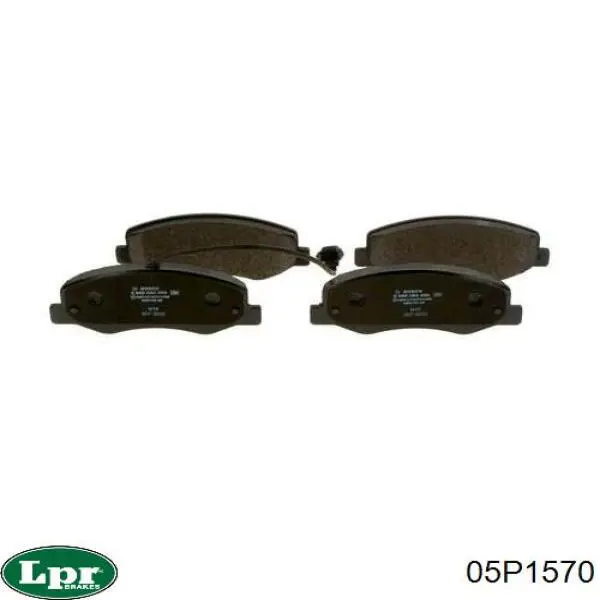 05P1570 LPR Колодки тормозные дисковые комплект