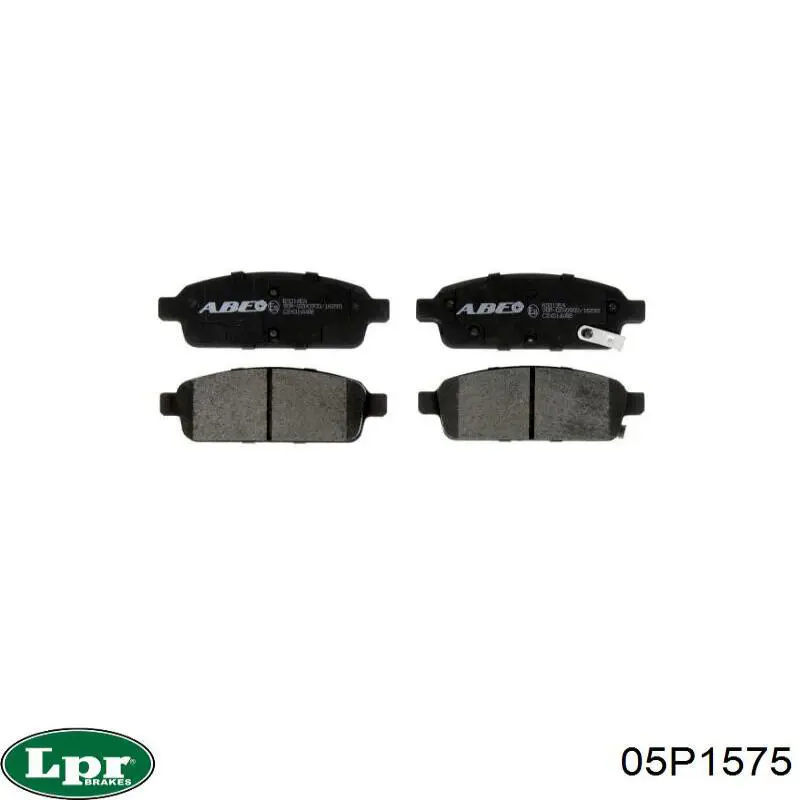 05P1575 LPR Колодки тормозные дисковые комплект