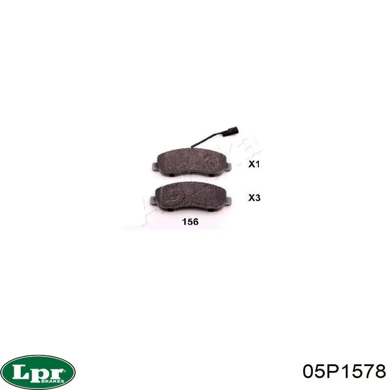 Колодки дисковые  LPR 05P1578 цена, от 21.60 USD