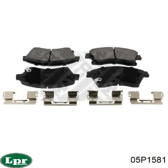 05P1581 LPR Колодки передние