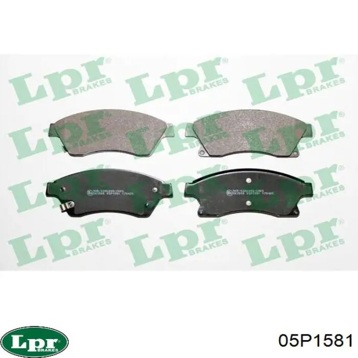 Передние тормозные колодки 05P1581 LPR