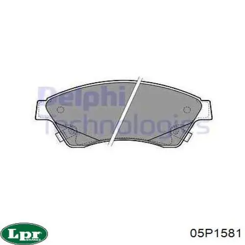 Тормозные колодки LPR 05P1581