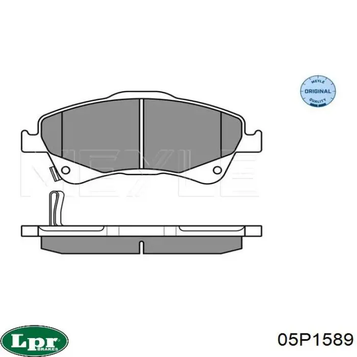Тормозные колодки LPR 05P1589