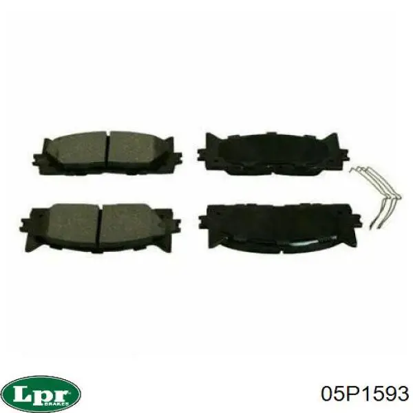Купить 05P1593 LPR Колодки тормозные