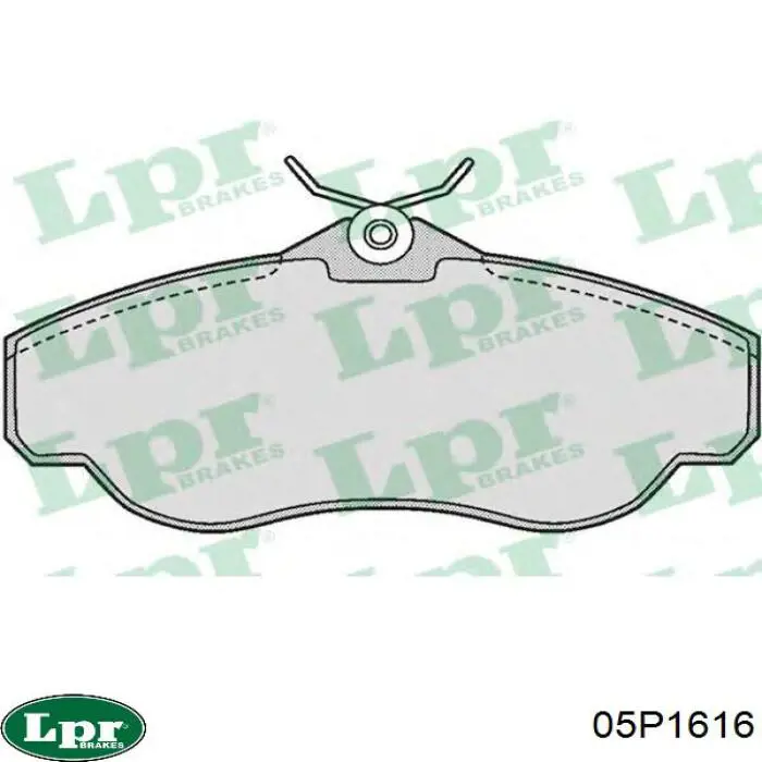 Колодки LPR 05P1616 цена, от 68.21 USD