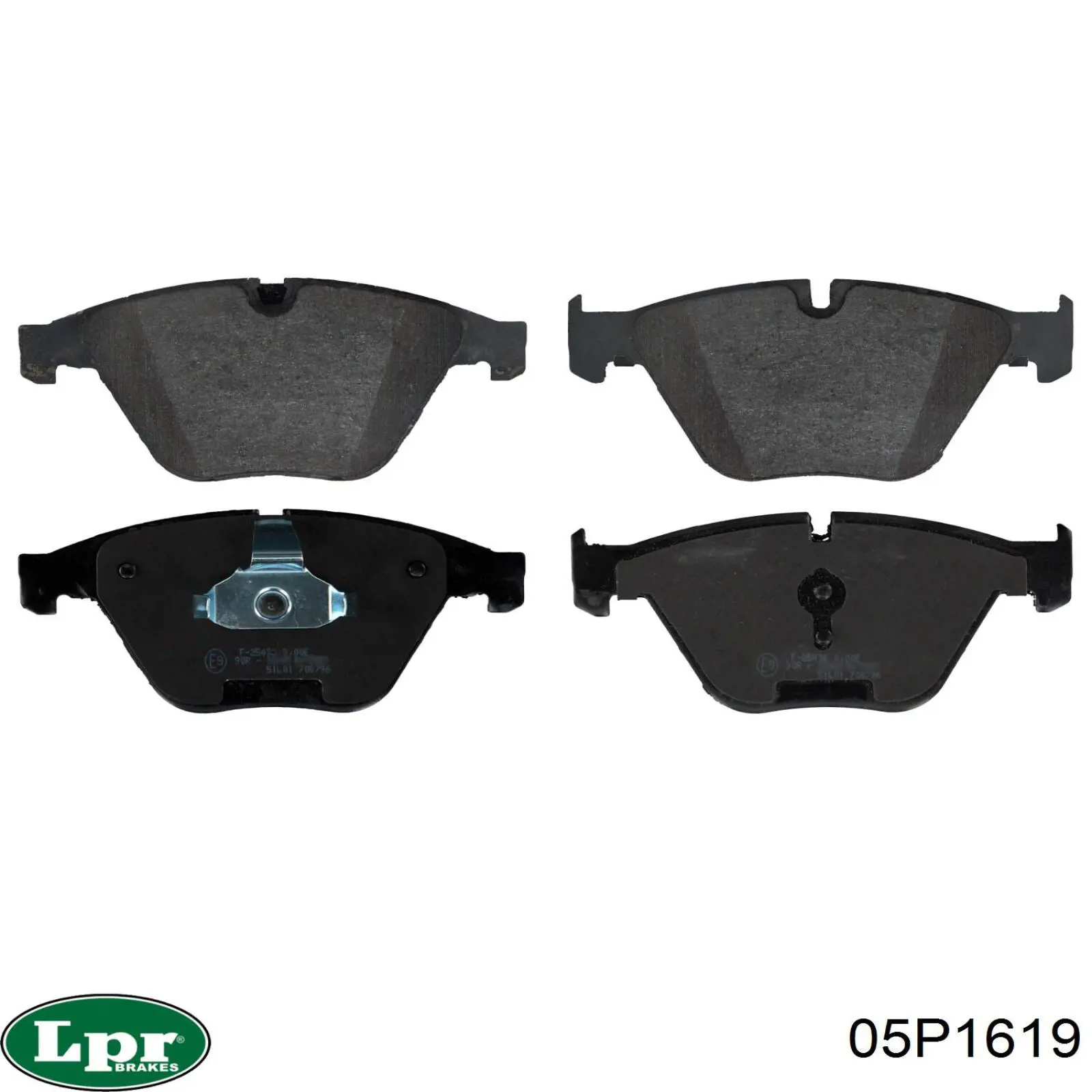 Передние тормозные колодки 05P1619 LPR