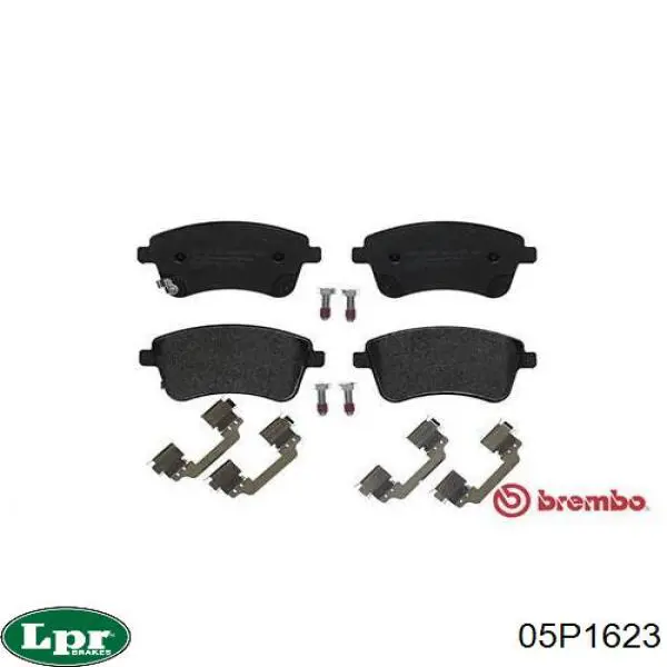05P1623 LPR Колодки передние