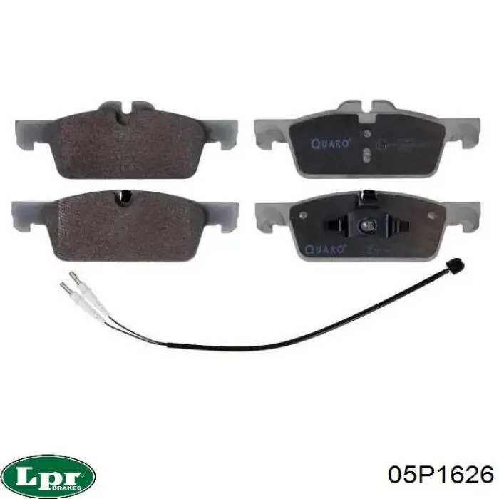 Передние тормозные колодки 05P1626 LPR