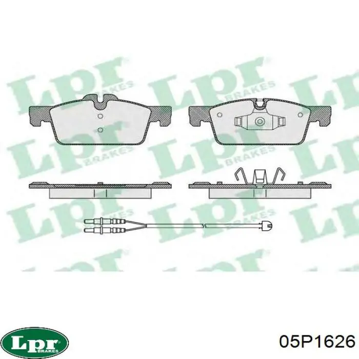 Тормозные колодки LPR 05P1626