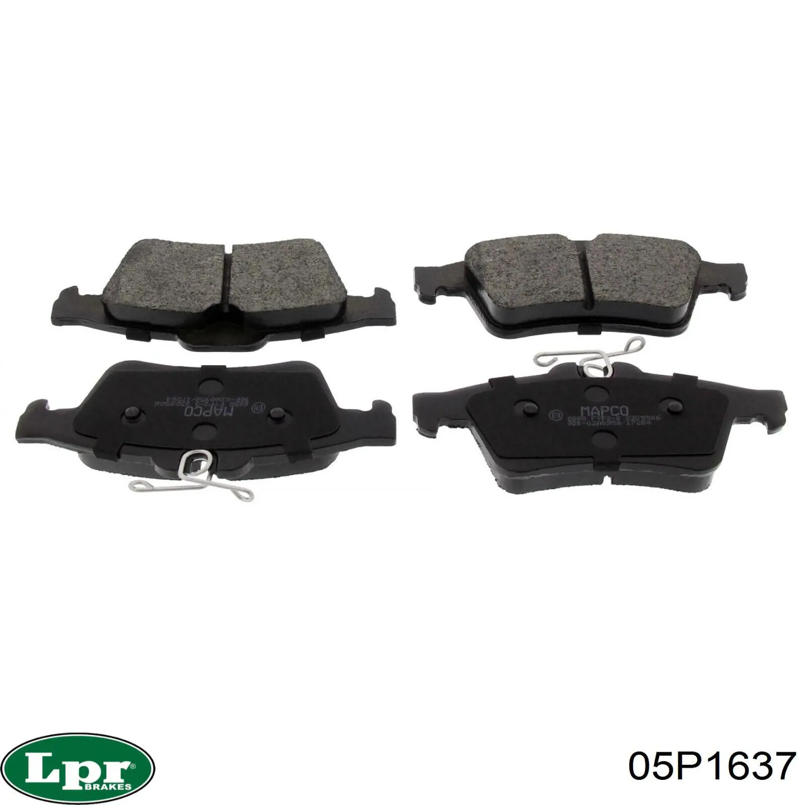 Задние дисковые колодки LPR 05P1637