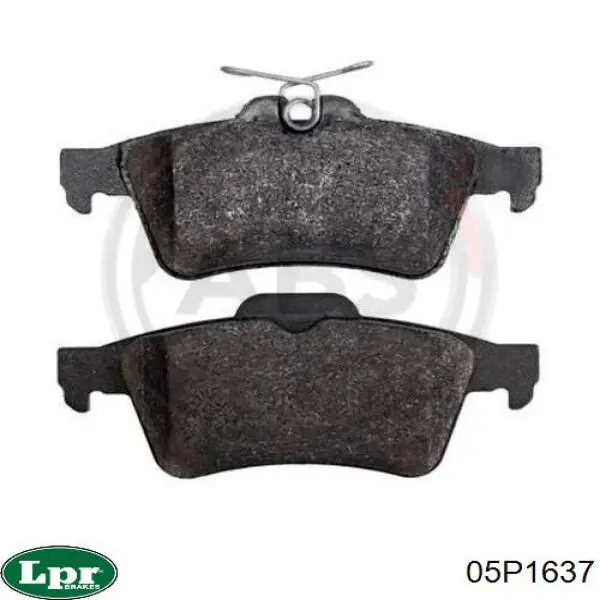 Задние тормозные колодки 05P1637 LPR