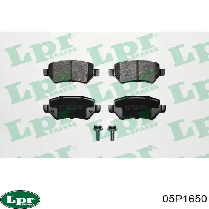 Колодки дисковые  LPR 05P1650 цена, от 18.77 USD