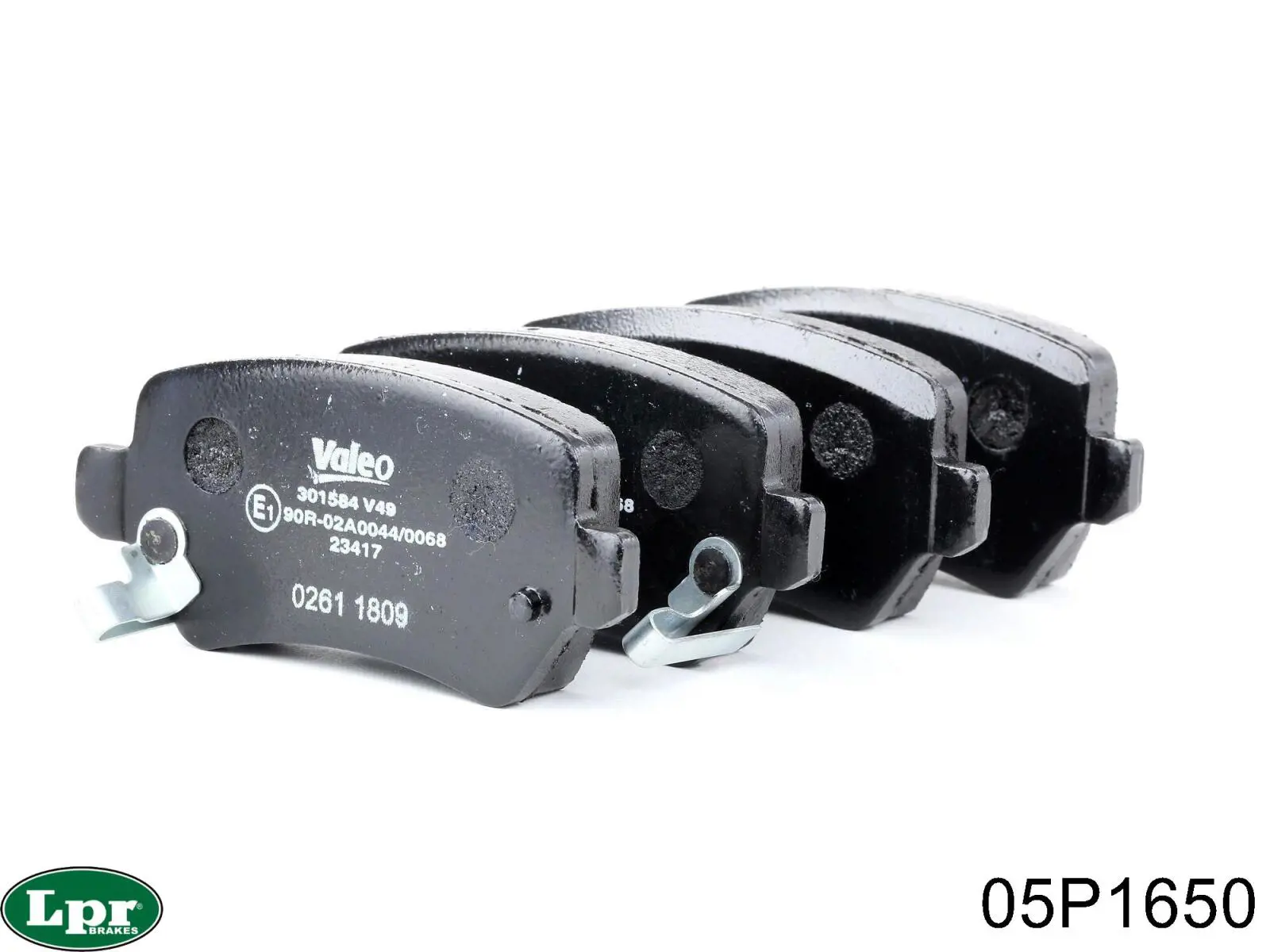 05P1650 LPR Колодки тормозные дисковые комплект