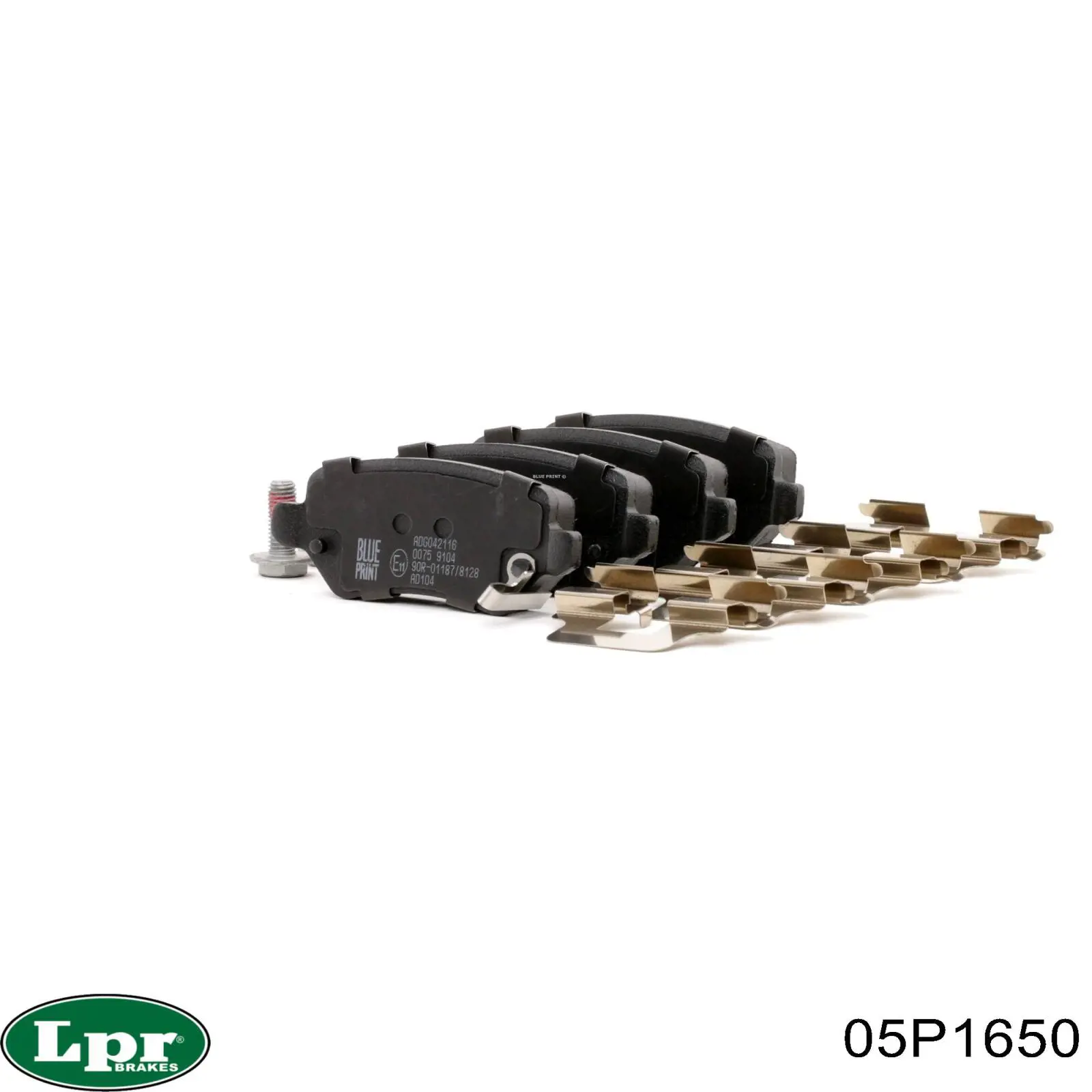 Задние тормозные колодки 05P1650 LPR