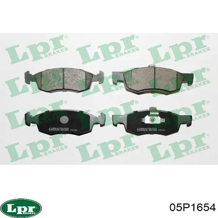 Купить 05P1654 LPR Колодки тормозные