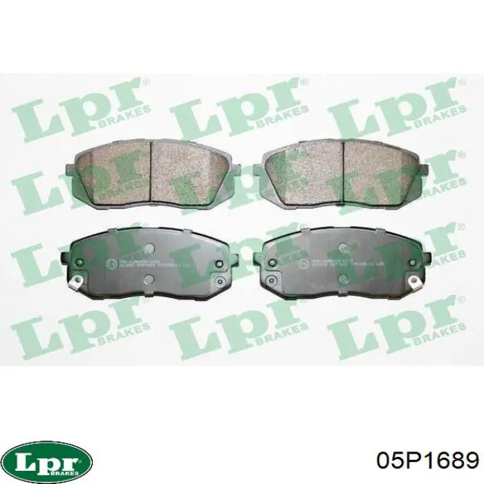 Купить 05P1689 LPR Колодки тормозные