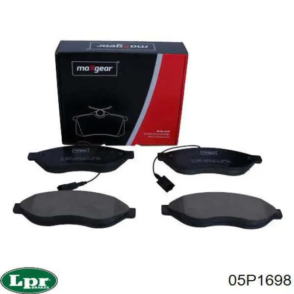 Передние тормозные колодки 05P1698 LPR