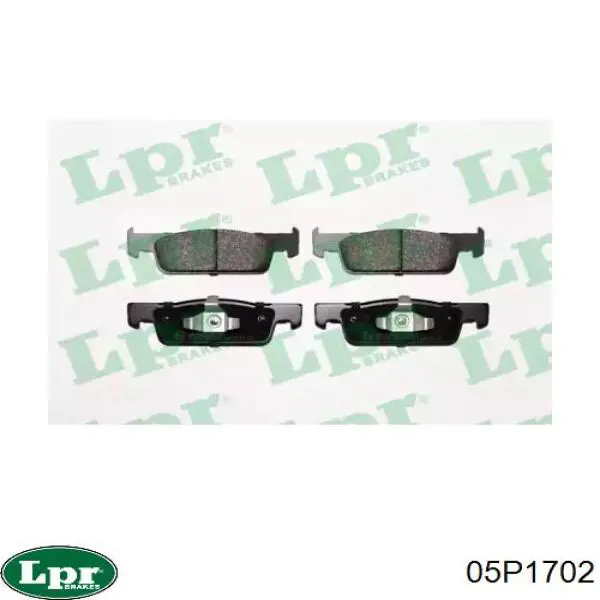 Тормозные колодки LPR 05P1702