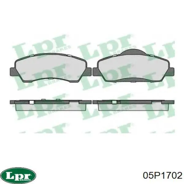 Передние тормозные колодки 05P1702 LPR