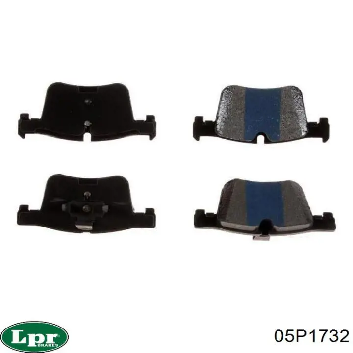 05P1732 LPR Колодки передние