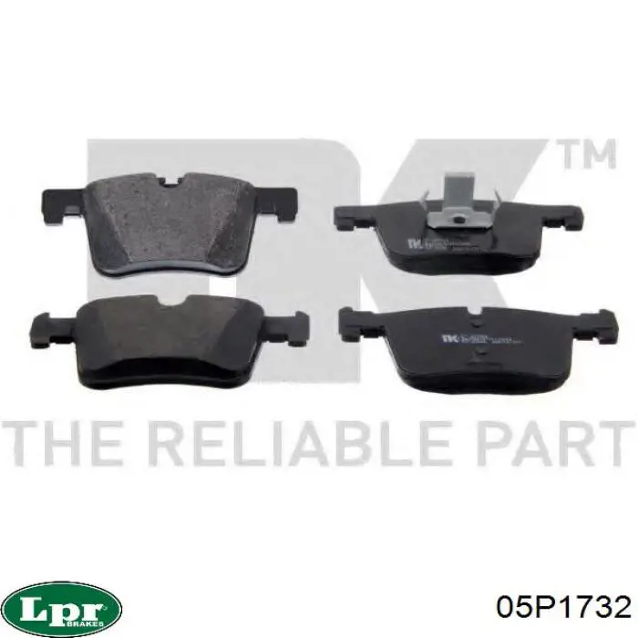 Тормозные колодки LPR 05P1732