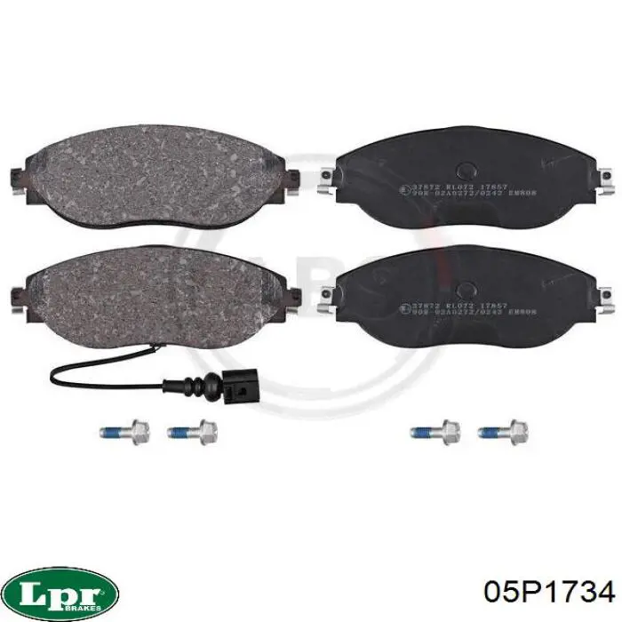 Купить 05P1734 LPR Колодки тормозные