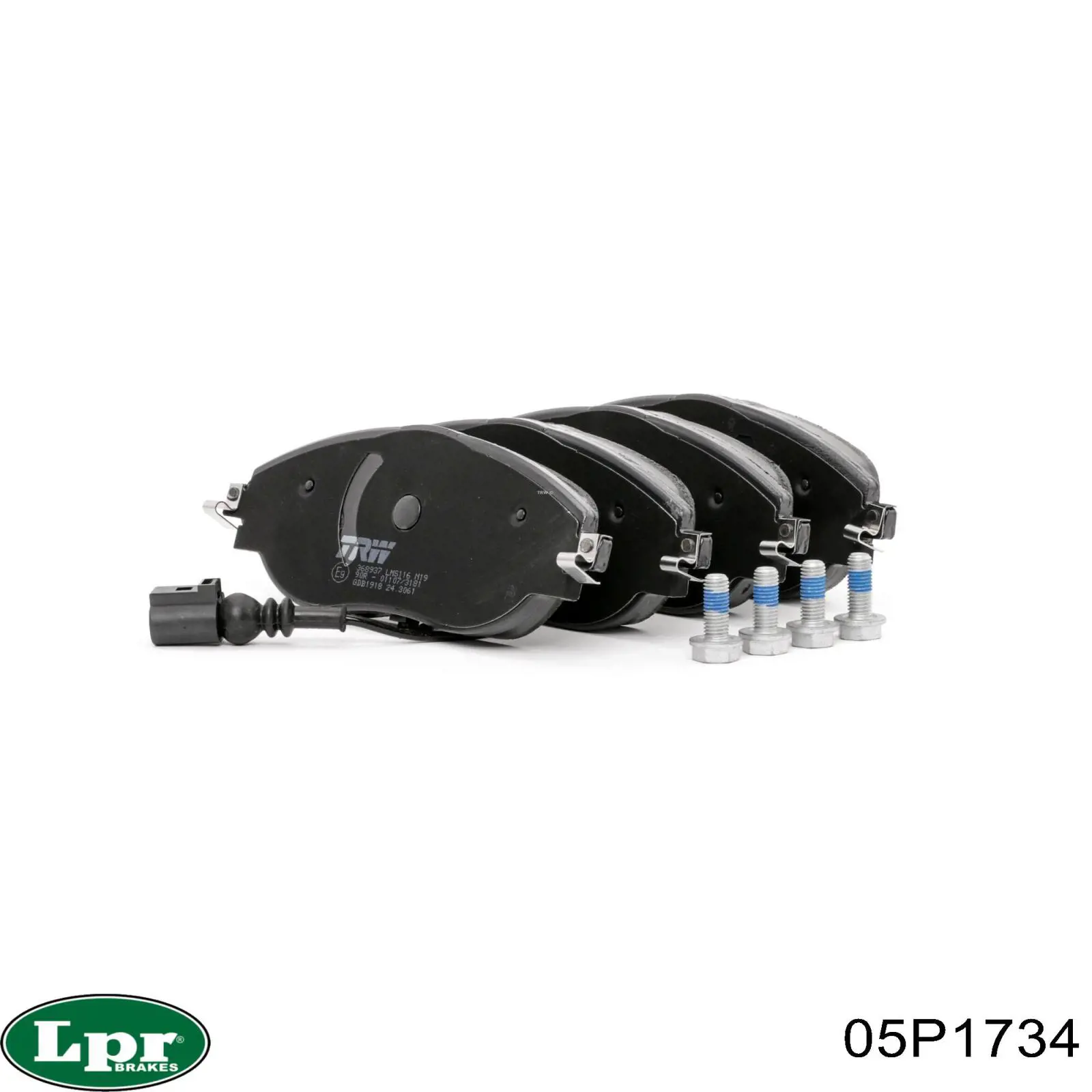 Передние тормозные колодки 05P1734 LPR