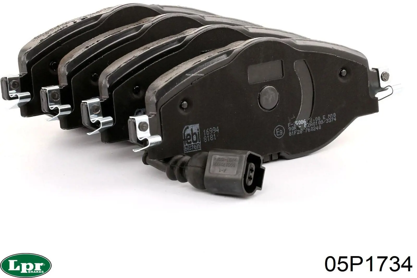 Колодки LPR 05P1734 цена, от 38.58 USD