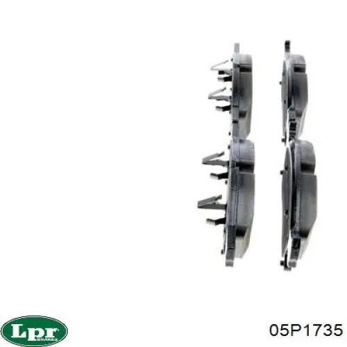 Колодки LPR 05P1735 цена, от 35.50 USD