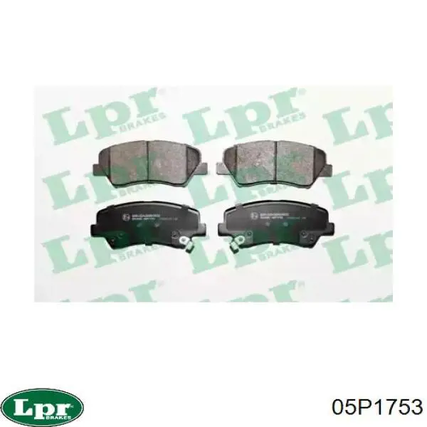 Колодки LPR 05P1753 цена, от 22.86 USD