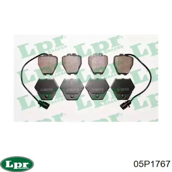 05P1767 LPR Колодки передние