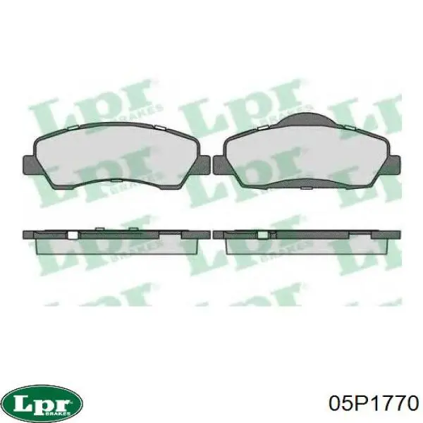 Передние тормозные колодки 05P1770 LPR