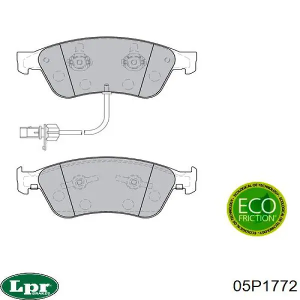 05P1772 LPR Колодки передние