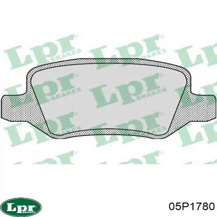 05P1780 LPR Колодки передние