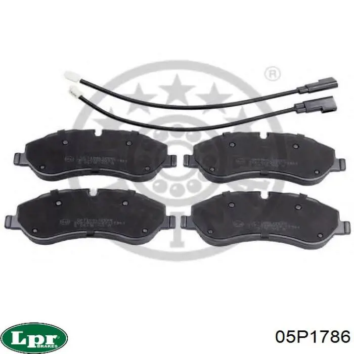 Передние тормозные колодки 05P1786 LPR