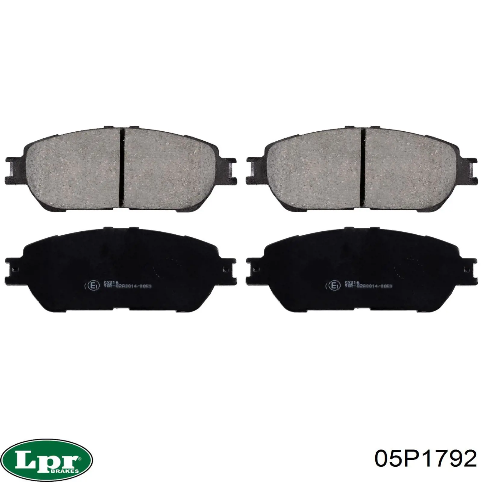 Тормозные колодки LPR 05P1792