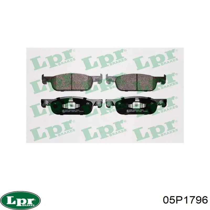 Тормозные колодки LPR 05P1796