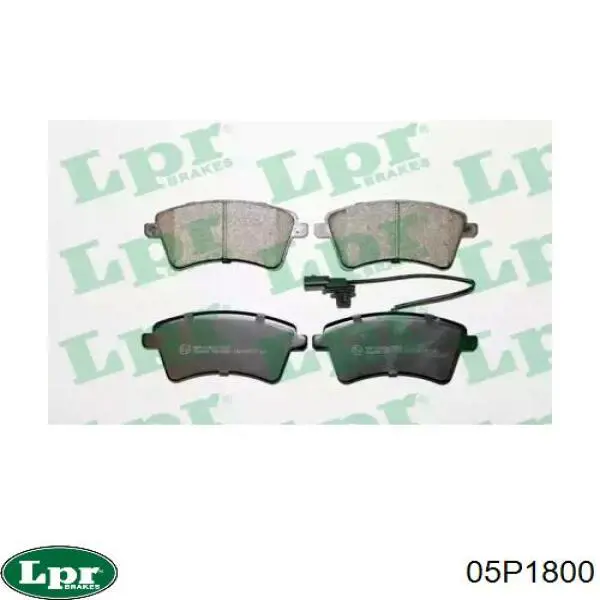 05P1800 LPR Колодки передние