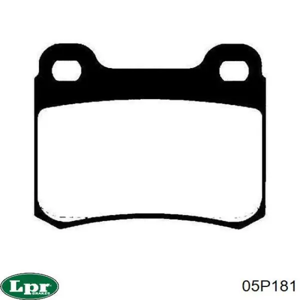 Задние дисковые колодки LPR 05P181