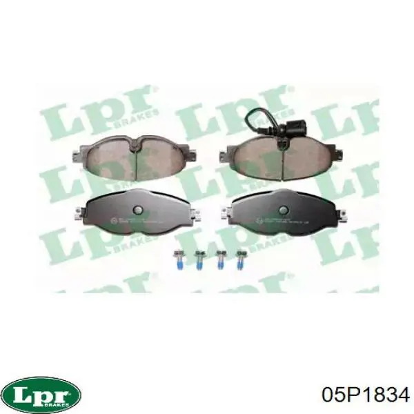 Купить 05P1834 LPR Колодки тормозные