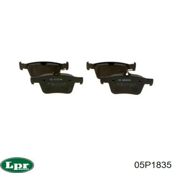Задние тормозные колодки 05P1835 LPR