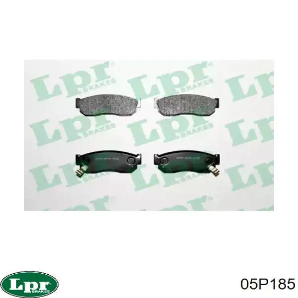 05P185 LPR Колодки передние