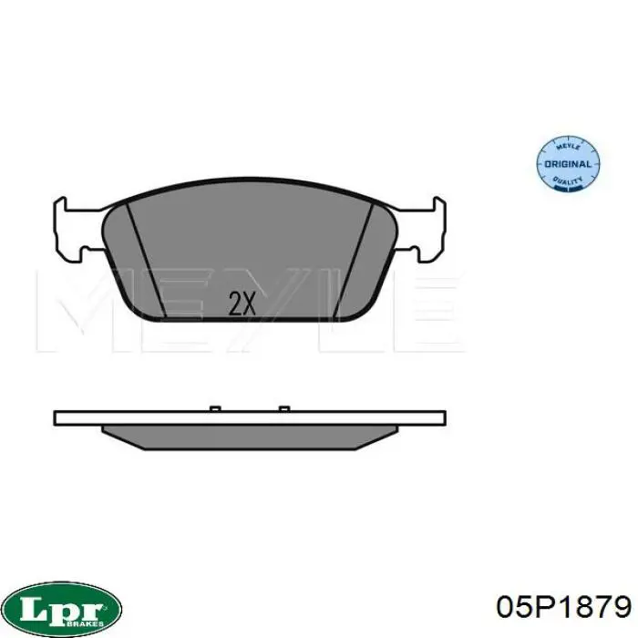 Тормозные колодки LPR 05P1879