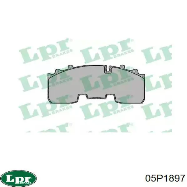 Задние дисковые колодки BPW 0980108151