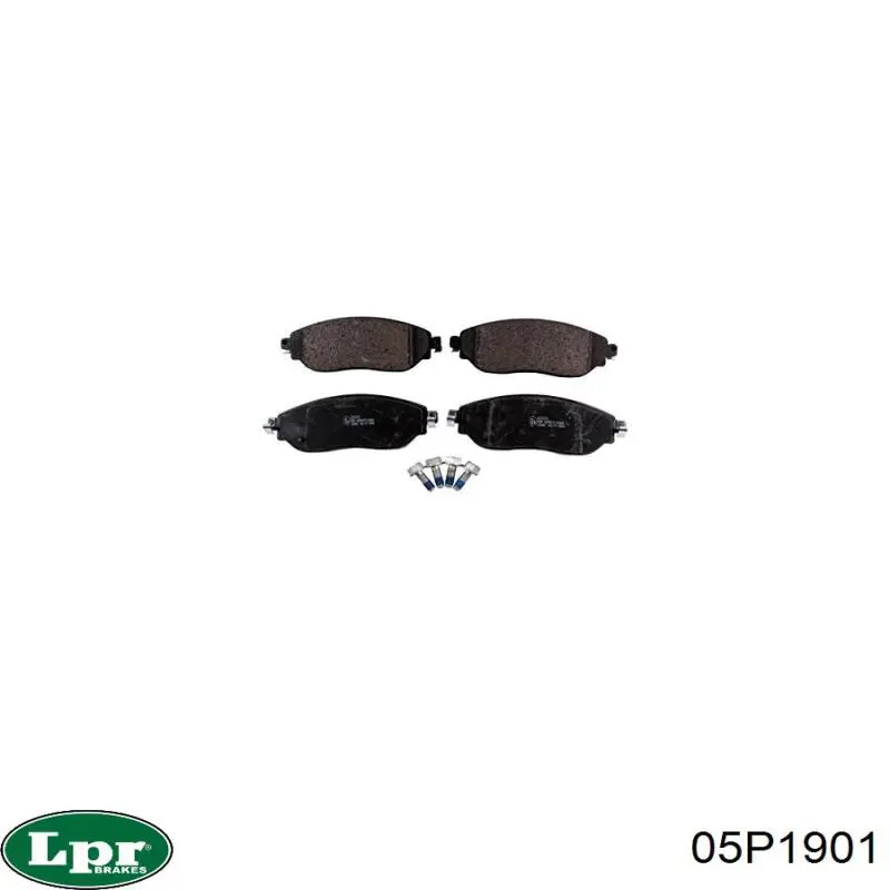 Передние тормозные колодки 05P1901 LPR