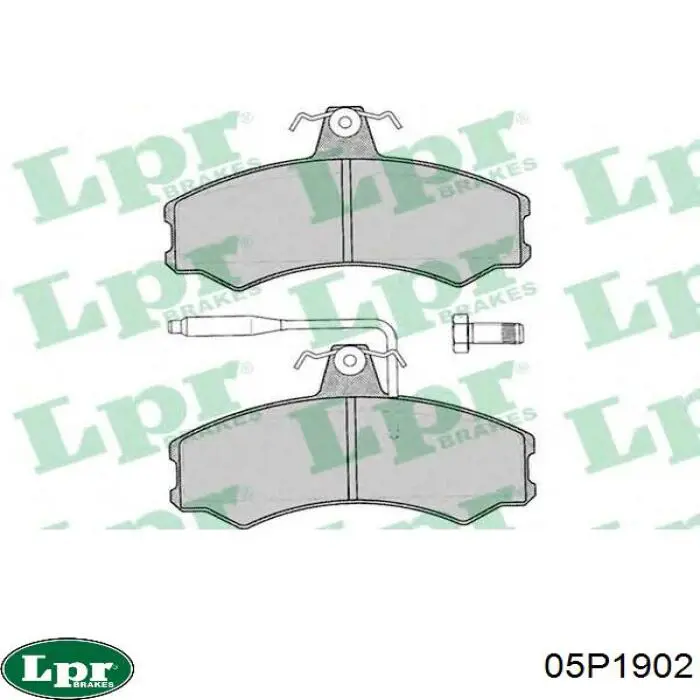 Колодки дисковые  LPR 05P1902 цена, от 29.88 USD