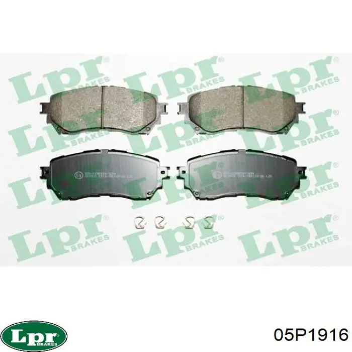 Купить 05P1916 LPR Колодки тормозные
