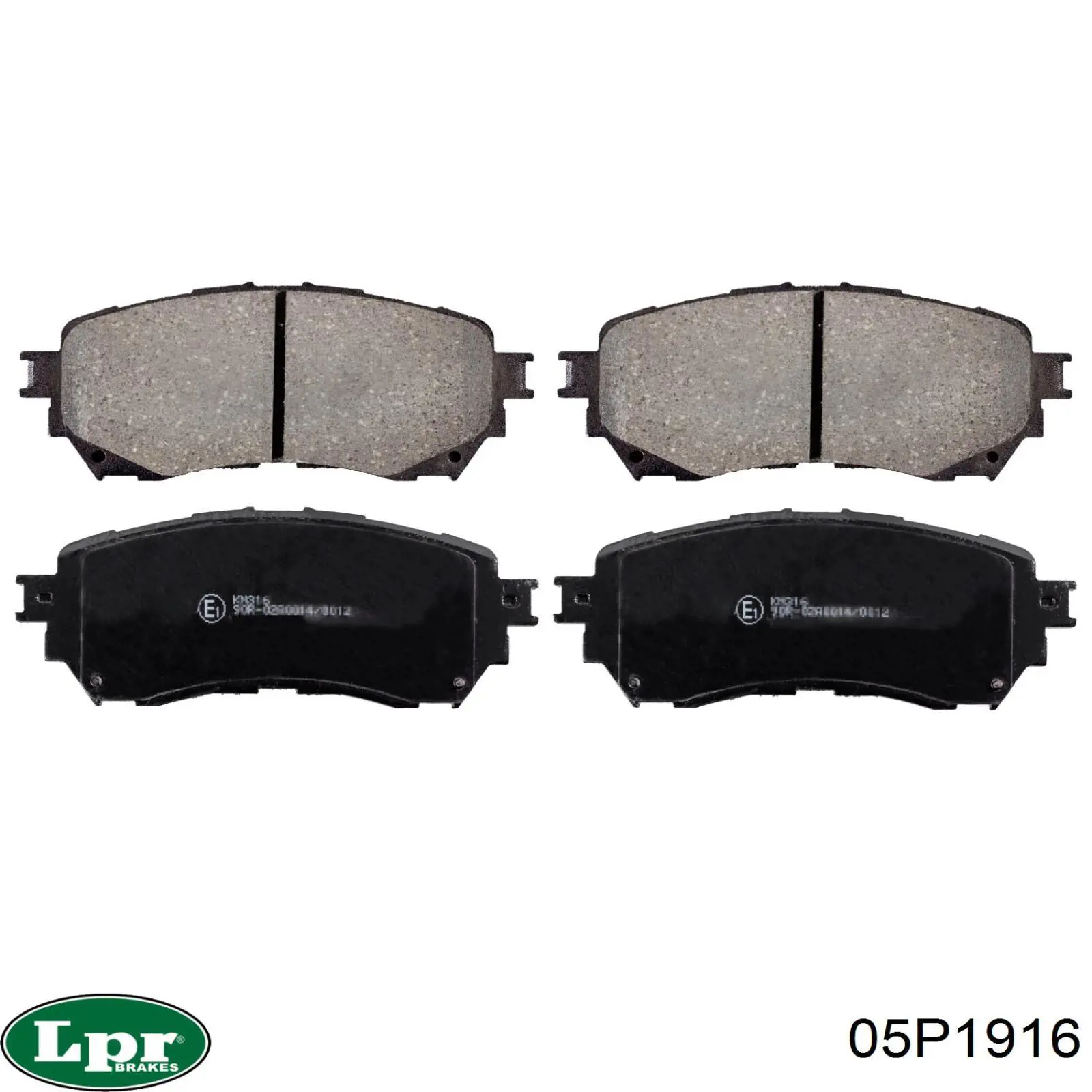 Передние тормозные колодки 05P1916 LPR