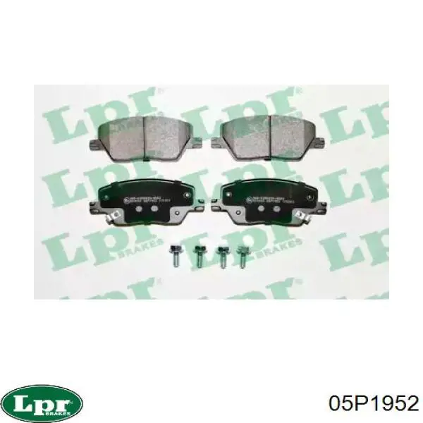 Купить 05P1952 LPR Колодки тормозные